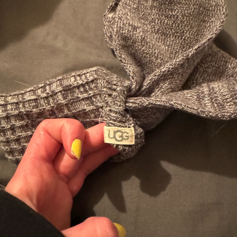UGG Charcoal Knit 2 Pair Sock